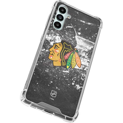 NHL Chicago Blackhawks Frozen Galaxy A15 5G Clear Case