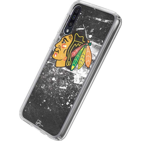 NHL Chicago Blackhawks Frozen Galaxy A50 Clear Case