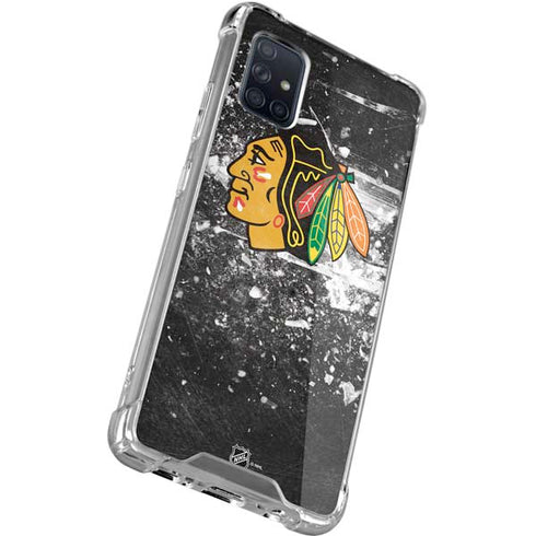 NHL Chicago Blackhawks Frozen Galaxy A71 5G Clear Case