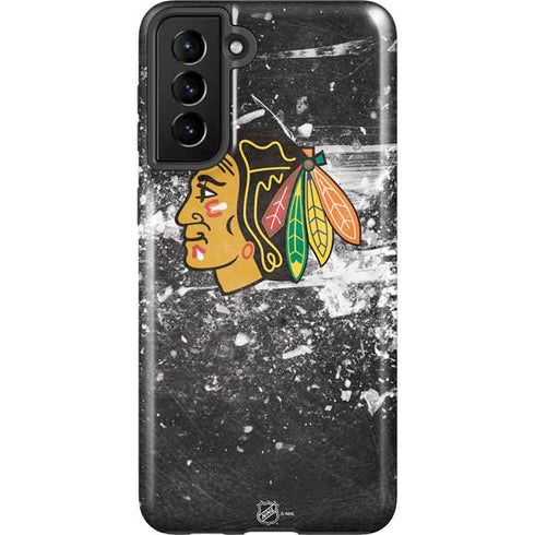 NHL Chicago Blackhawks Frozen Galaxy S21 FE Pro Case