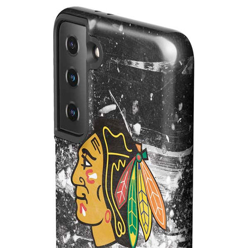 NHL Chicago Blackhawks Frozen Galaxy S21 Plus 5G Pro Case