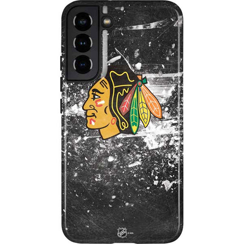 NHL Chicago Blackhawks Frozen Galaxy S22 Plus Pro Case
