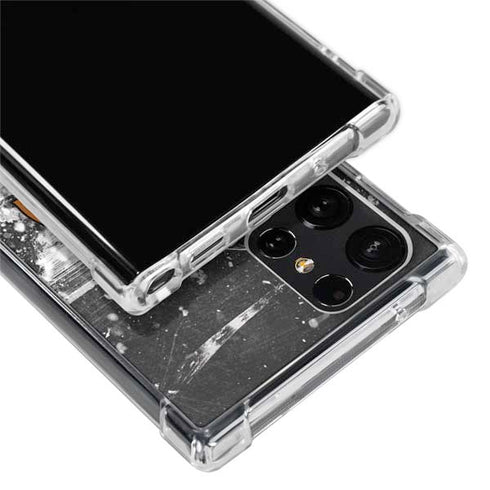 NHL Chicago Blackhawks Frozen Galaxy S22 Ultra Clear Case