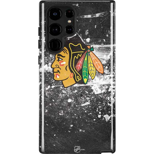 NHL Chicago Blackhawks Frozen Galaxy S22 Ultra Pro Case