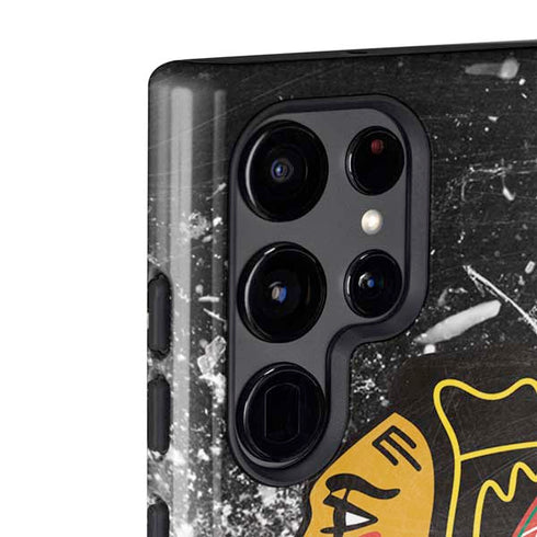 NHL Chicago Blackhawks Frozen Galaxy S22 Ultra Pro Case