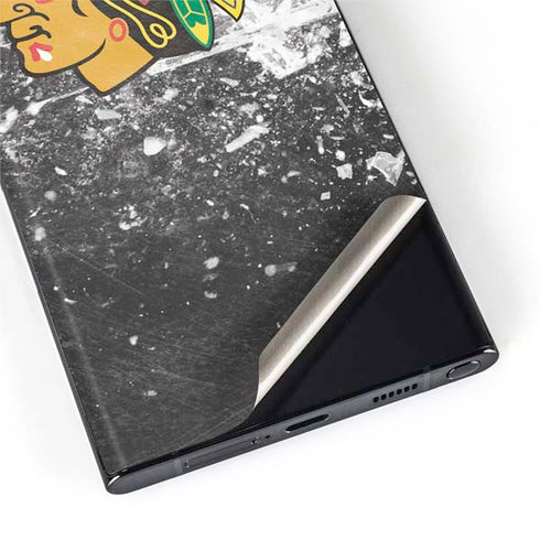 NHL Chicago Blackhawks Frozen Galaxy S22 Ultra Skin