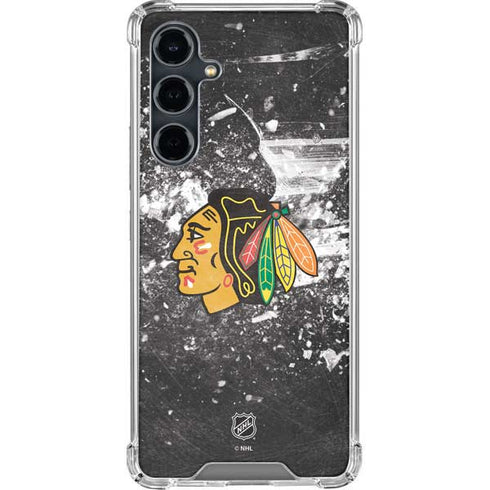 NHL Chicago Blackhawks Frozen Galaxy S23 FE Clear Case