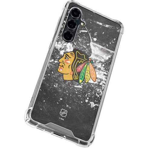 NHL Chicago Blackhawks Frozen Galaxy S23 FE Clear Case