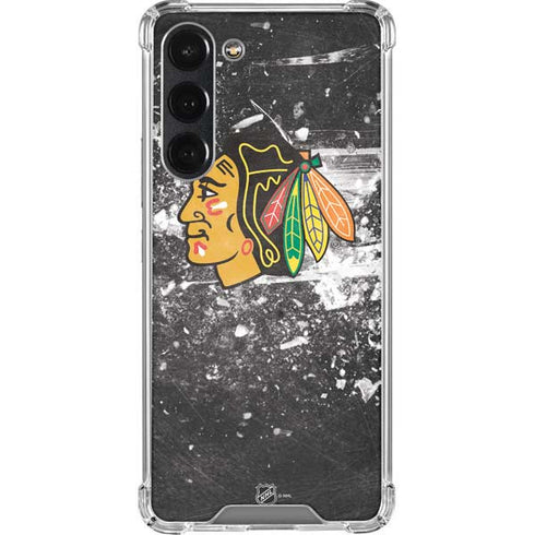 NHL Chicago Blackhawks Frozen Galaxy S23 Plus Clear Case