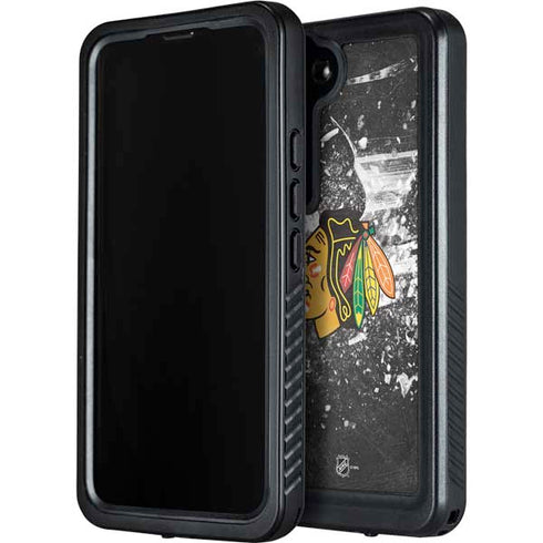NHL Chicago Blackhawks Frozen Galaxy S23 Plus Waterproof Case