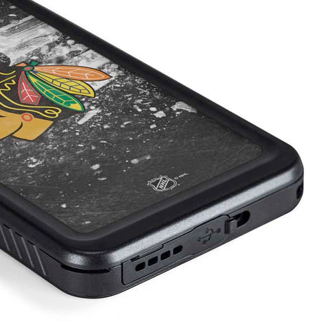 NHL Chicago Blackhawks Frozen Galaxy S23 Plus Waterproof Case