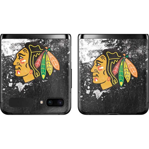 NHL Chicago Blackhawks Frozen Galaxy Z Flip Skin