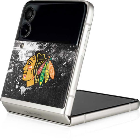 NHL Chicago Blackhawks Frozen Galaxy Z Flip3 5G Skin