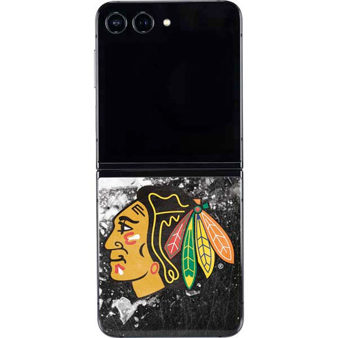 NHL Chicago Blackhawks Frozen Galaxy Z Flip5 5G Skin