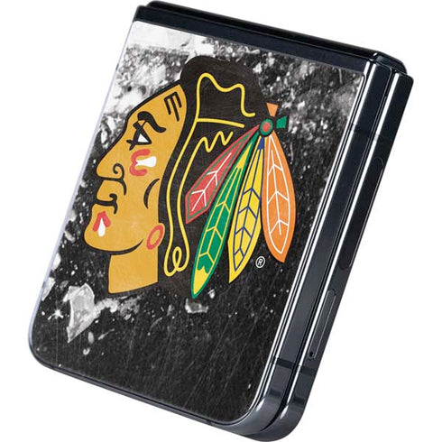 NHL Chicago Blackhawks Frozen Galaxy Z Flip5 5G Skin
