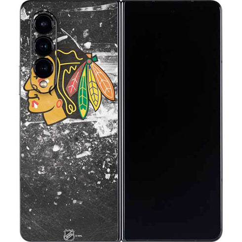 NHL Chicago Blackhawks Frozen Galaxy Z Fold4 5G Skin