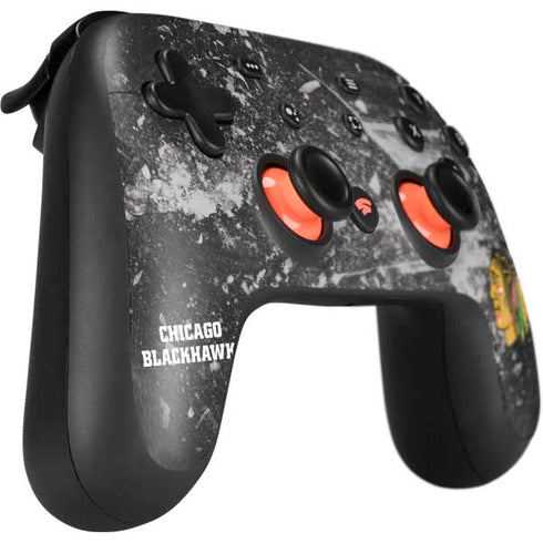 NHL Chicago Blackhawks Frozen Google Stadia Controller Skin