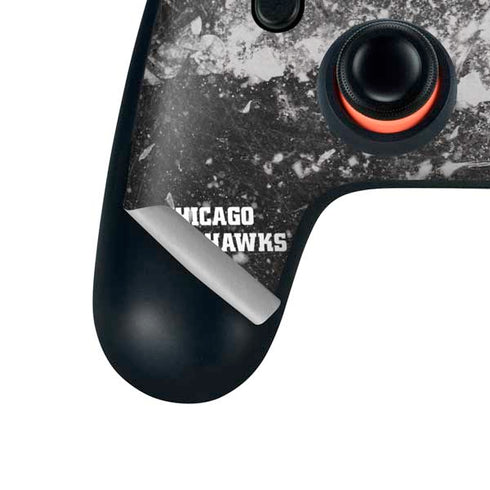 NHL Chicago Blackhawks Frozen Google Stadia Controller Skin