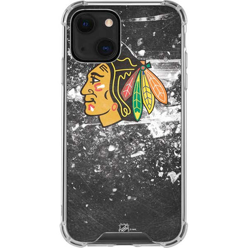 NHL Chicago Blackhawks Frozen iPhone 13 Mini Clear Case