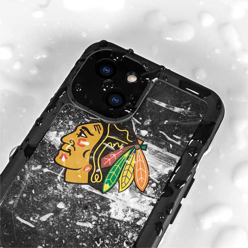 NHL Chicago Blackhawks Frozen iPhone 13 Mini Waterproof Case
