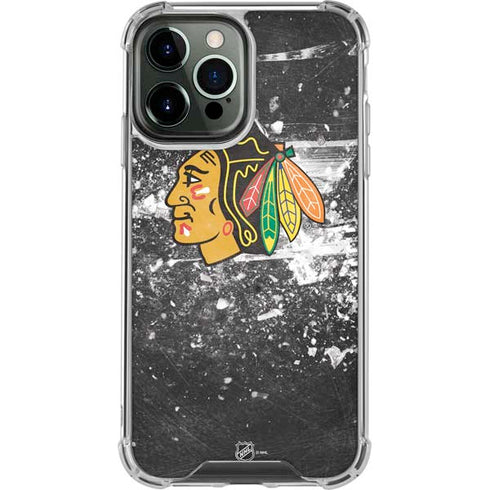 NHL Chicago Blackhawks Frozen iPhone 13 Pro Max Clear Case