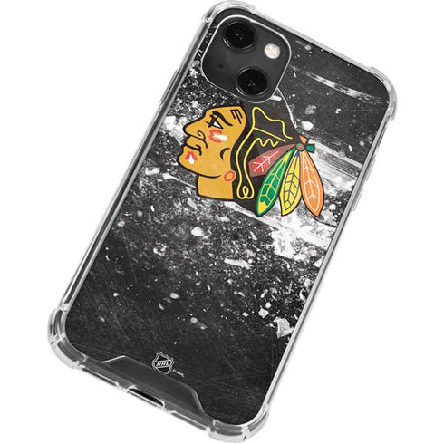 NHL Chicago Blackhawks Frozen iPhone 14 Plus Clear Case