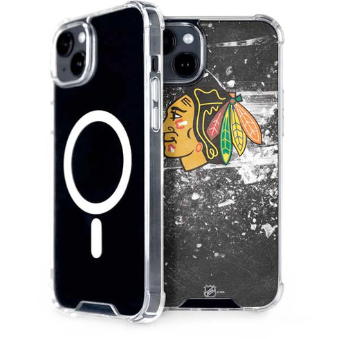 NHL Chicago Blackhawks Frozen iPhone 15 Plus MagSafe Case
