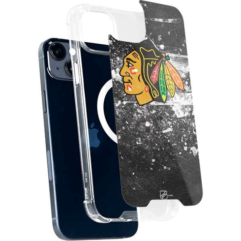 NHL Chicago Blackhawks Frozen iPhone 15 Plus MagSafe Case