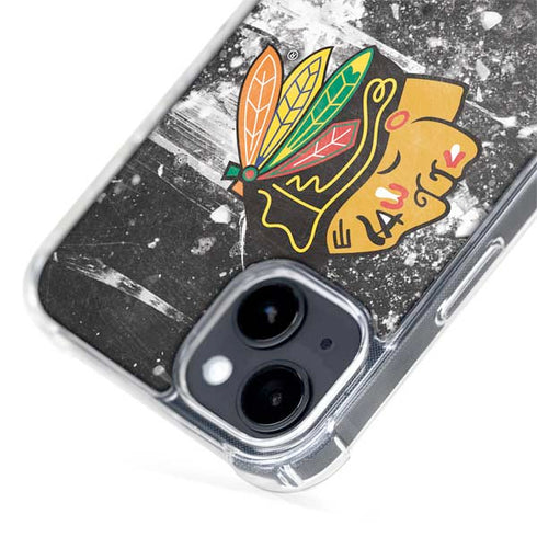 NHL Chicago Blackhawks Frozen iPhone 15 Plus MagSafe Case