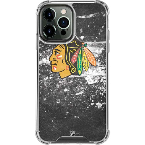 NHL Chicago Blackhawks Frozen iPhone 14 Pro Max Clear Case