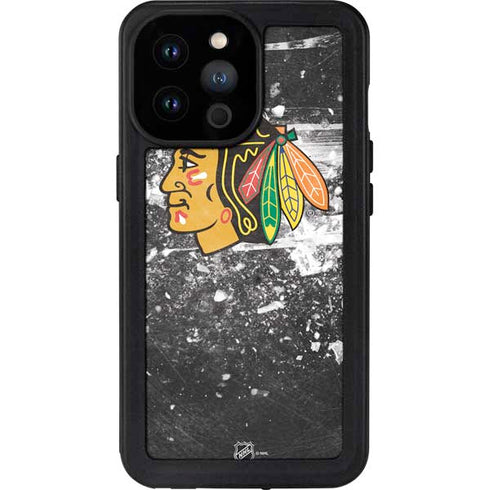 NHL Chicago Blackhawks Frozen iPhone 14 Pro Max Waterproof Case
