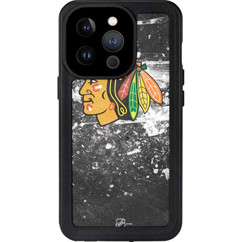 NHL Chicago Blackhawks Frozen iPhone 14 Pro Waterproof Case