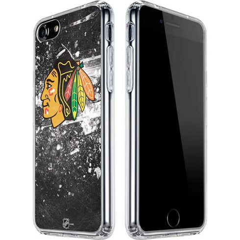 NHL Chicago Blackhawks Frozen iPhone SE (2nd & 3rd Gen) Clear Case