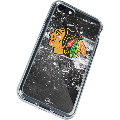 NHL Chicago Blackhawks Frozen iPhone SE (2nd & 3rd Gen) Clear Case