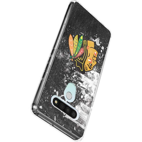 NHL Chicago Blackhawks Frozen LG Stylo 6 Clear Case