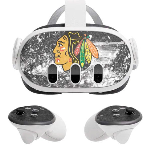 NHL Chicago Blackhawks Frozen Meta Quest 3 Skin