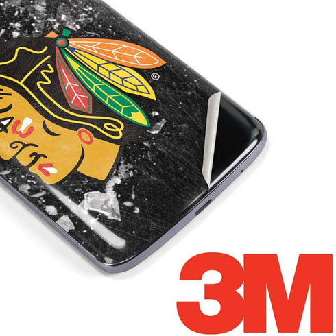 NHL Chicago Blackhawks Frozen Moto E5 Plus Skin