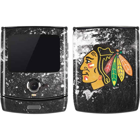 NHL Chicago Blackhawks Frozen Motorola RAZR Skin