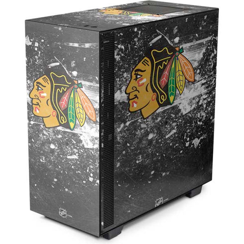 NHL Chicago Blackhawks Frozen NZXT H510 Compact ATX Mid-Tower Case Skin