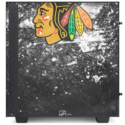 NHL Chicago Blackhawks Frozen NZXT H510 Compact ATX Mid-Tower Case Skin
