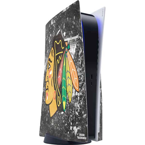 NHL Chicago Blackhawks Frozen PS5 Console Skin