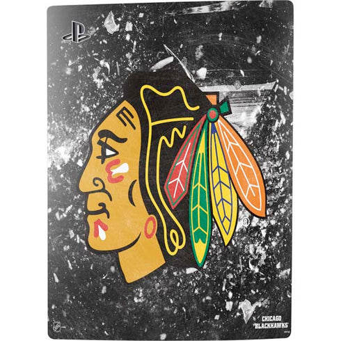 NHL Chicago Blackhawks Frozen PS5 Digital Edition Console Skin