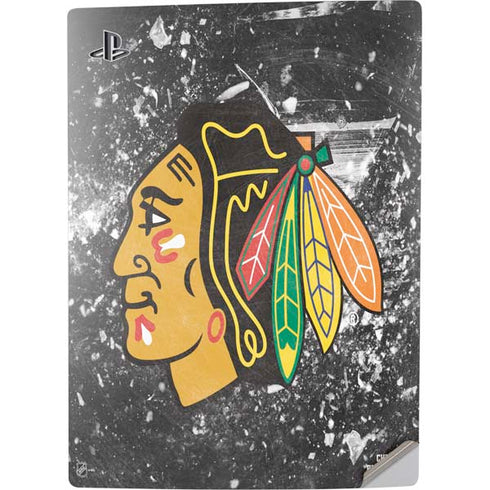 NHL Chicago Blackhawks Frozen PS5 Digital Edition Console Skin