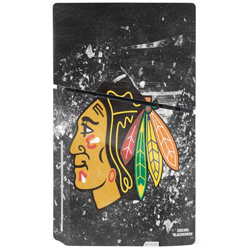 NHL Chicago Blackhawks Frozen PS5 Slim Disk Bundle Skin