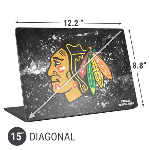 NHL Chicago Blackhawks Frozen Universal Laptop 15in (12.2 x 8.8in) Skin