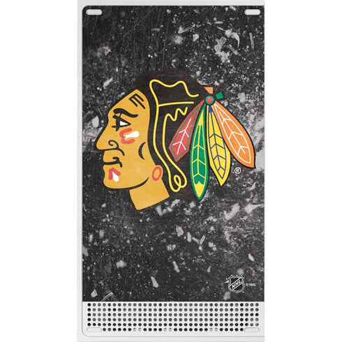 NHL Chicago Blackhawks Frozen Xbox Series S Console Skin