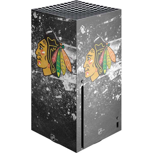 NHL Chicago Blackhawks Frozen Xbox Series X Console Skin