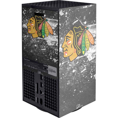 NHL Chicago Blackhawks Frozen Xbox Series X Console Skin