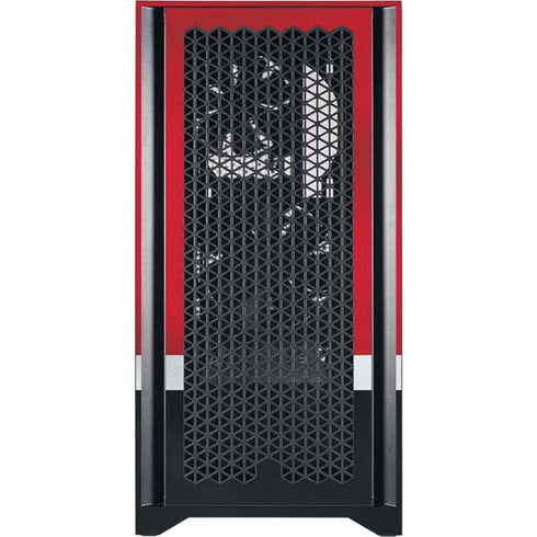 NHL Chicago Blackhawks Jersey Corsair 4000D Tempered Glass Mid-Tower ATX Case Skin