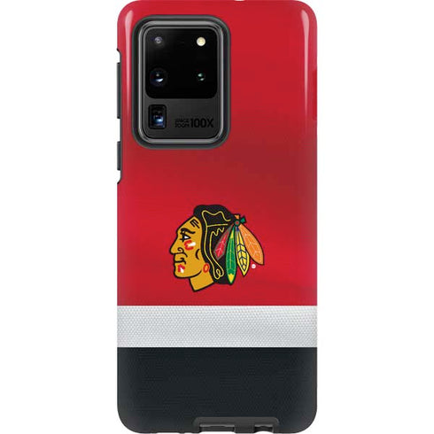NHL Chicago Blackhawks Jersey Galaxy S20 Ultra 5G Pro Case